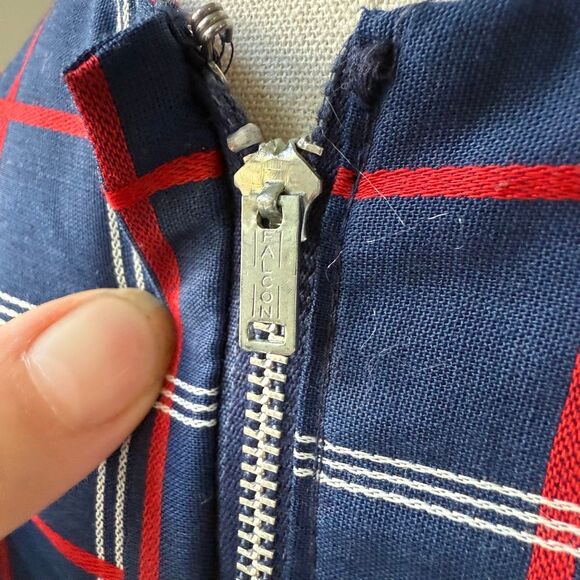 Vintage 60s Forever Prest by Peggy Gee Sleeveless Dropwaist Shift Dress XL - Picture 8 of 9